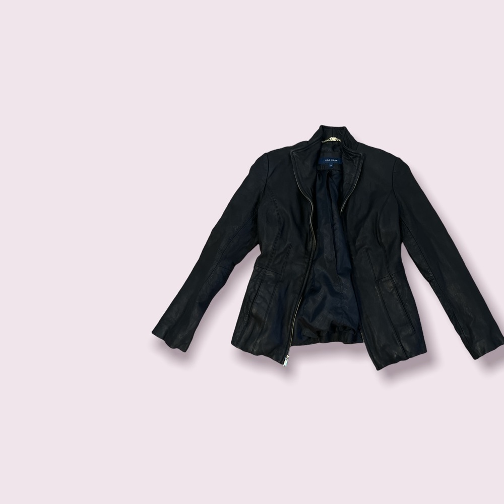 Cole Haan - leather jacket